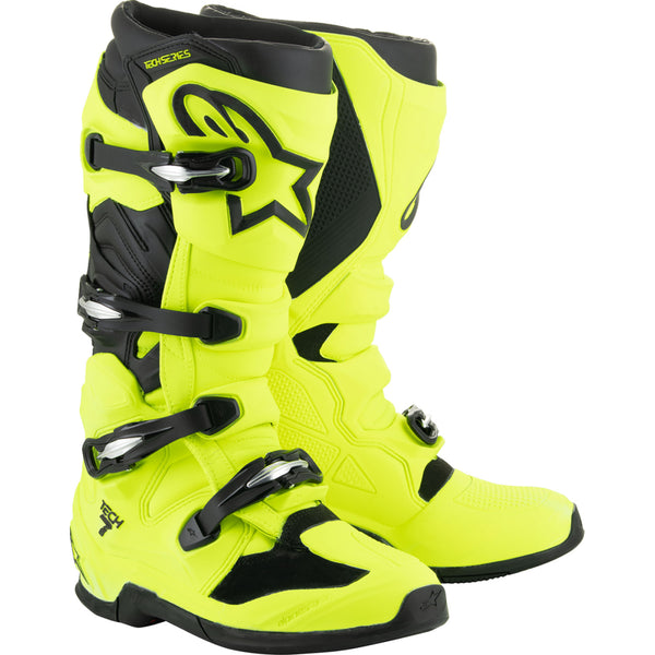 Alpinestars Tech 7 Boots - Fluorescent Yellow/Black - US 13 2012025-551-13