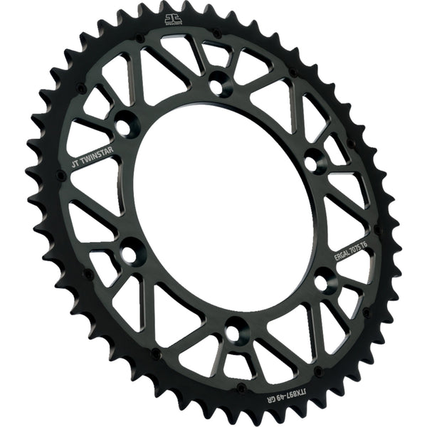 JT Sprockets Steel Rear Sprocket - Graphite - 49 Tooth JTX897.49GR