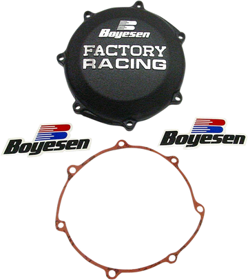 BOYESEN Clutch Cover - Black - Yamaha CC-37B