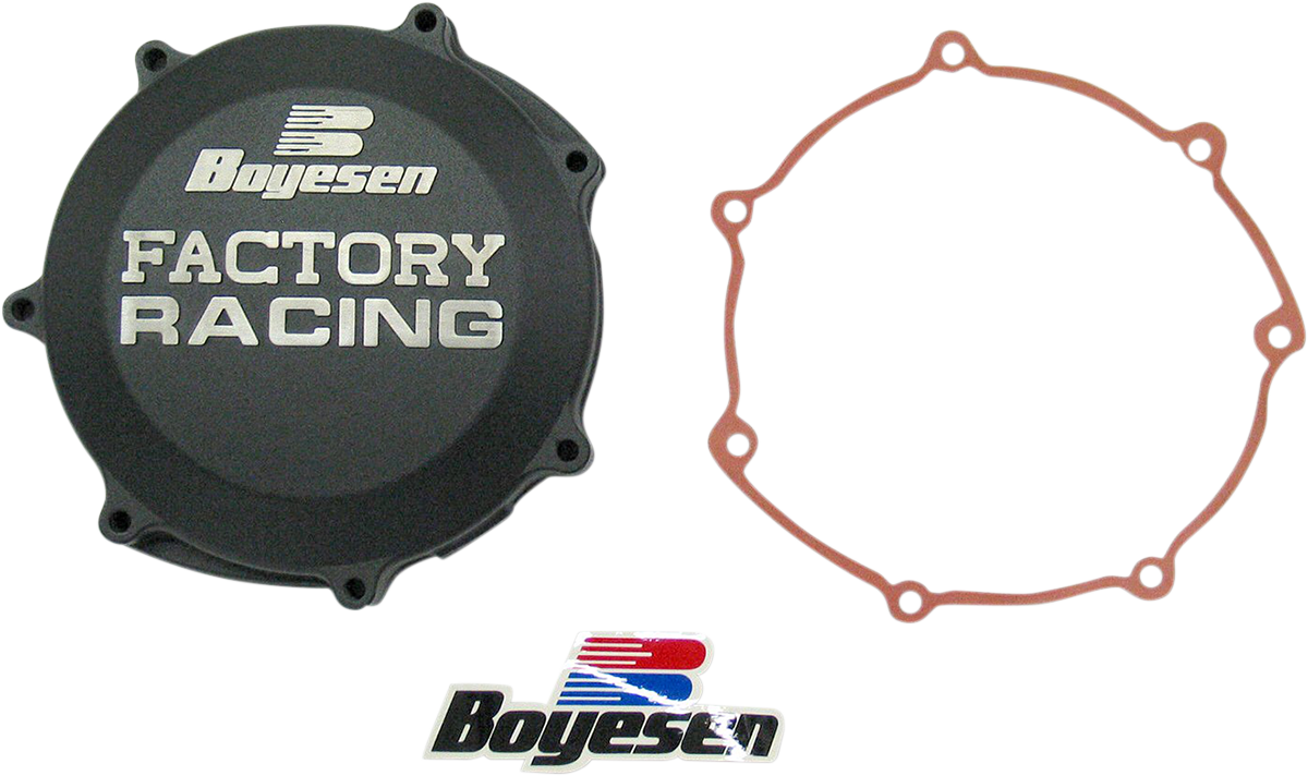 BOYESEN Clutch Cover - Black - Yamaha CC-38B