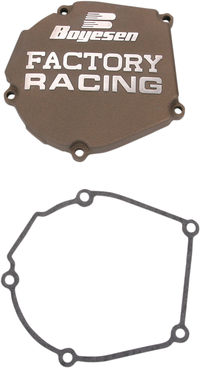 BOYESEN Ignition Cover - Magnesium - Kawasaki KX250 SC-12AM