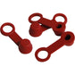 Helix Brake Bleeder Caps - Red - 4-Pack 202-2001 | Gas Tank Caps