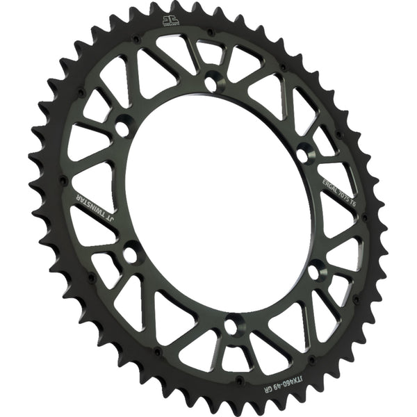 JT Sprockets Steel Rear Sprocket - Graphite - 49 Tooth JTX460.49GR