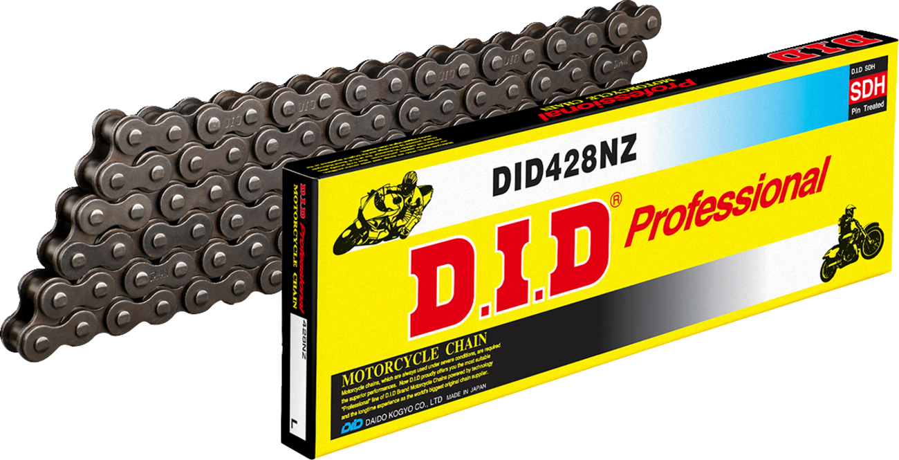 DID 428 NZ Series - Drive Chain - 120 Links - Black 428NZX120RB