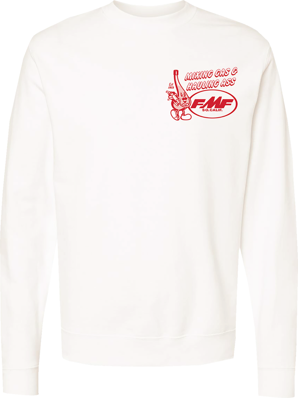 FMF Top Shelf Fleece - White - Small FA24121900BONSM