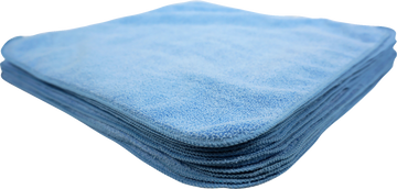 HARDLINE Microfiber Towels - Blue - 24-Pack MB16300