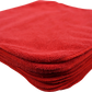 HARDLINE Microfiber Towels - Red - 24-Pack MR16300