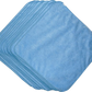 HARDLINE Microfiber Towels - Blue - 24-Pack MB16300