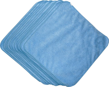 HARDLINE Microfiber Towels - Blue - 24-Pack MB16300