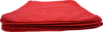 HARDLINE Microfiber Towels - Red - 24-Pack MR16300