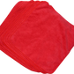 HARDLINE Microfiber Towels - Red - 24-Pack MR16300