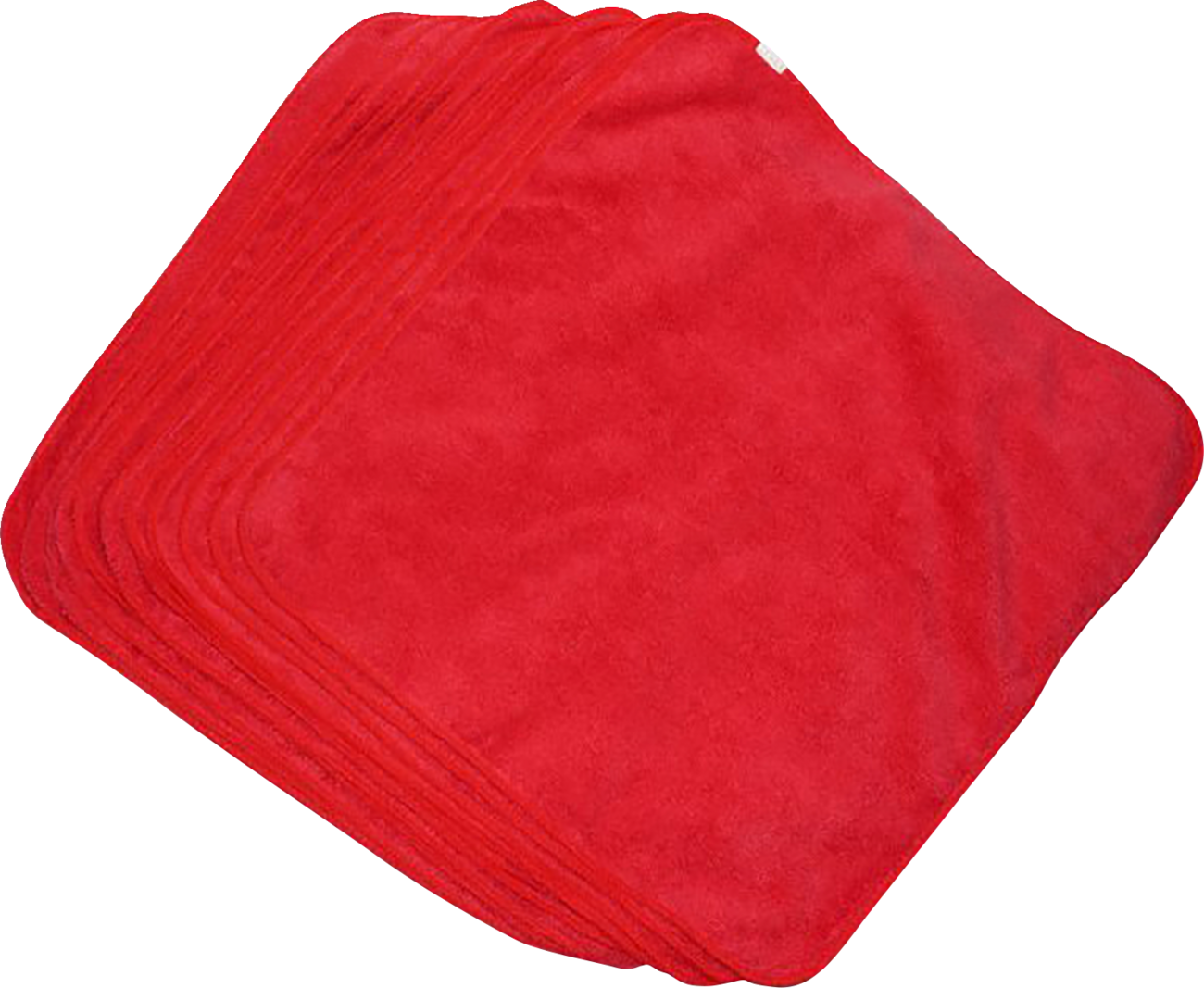 HARDLINE Microfiber Towels - Red - 24-Pack MR16300