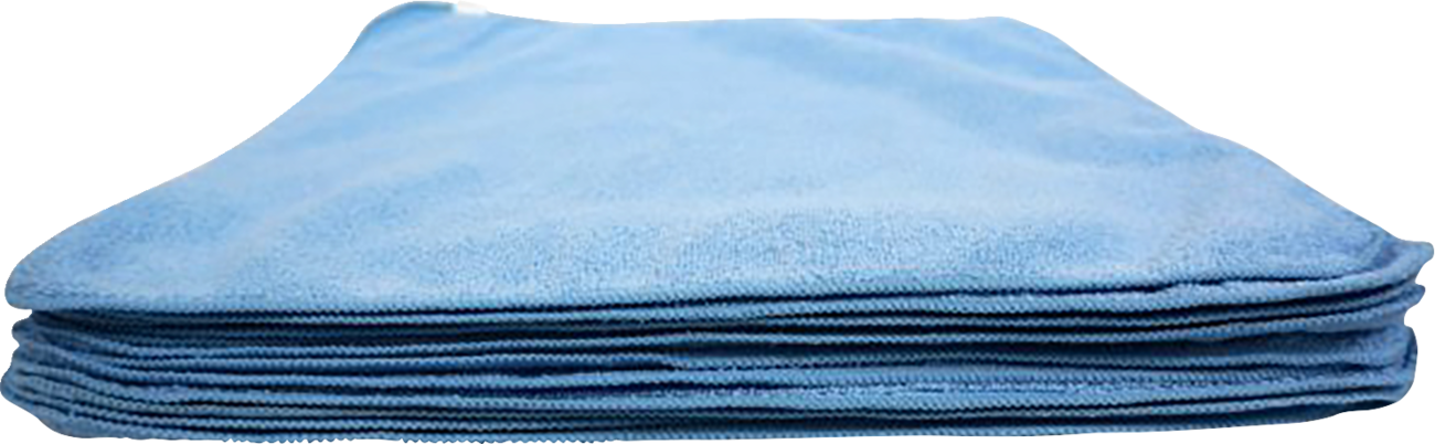 HARDLINE Microfiber Towels - Blue - 24-Pack MB16300