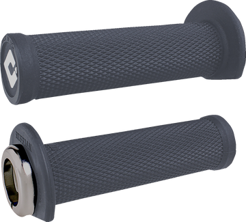 ODI Ruffian 2.1 Lock-On Grips - ATV/PWC - Graphite/Silver J33RFH-S