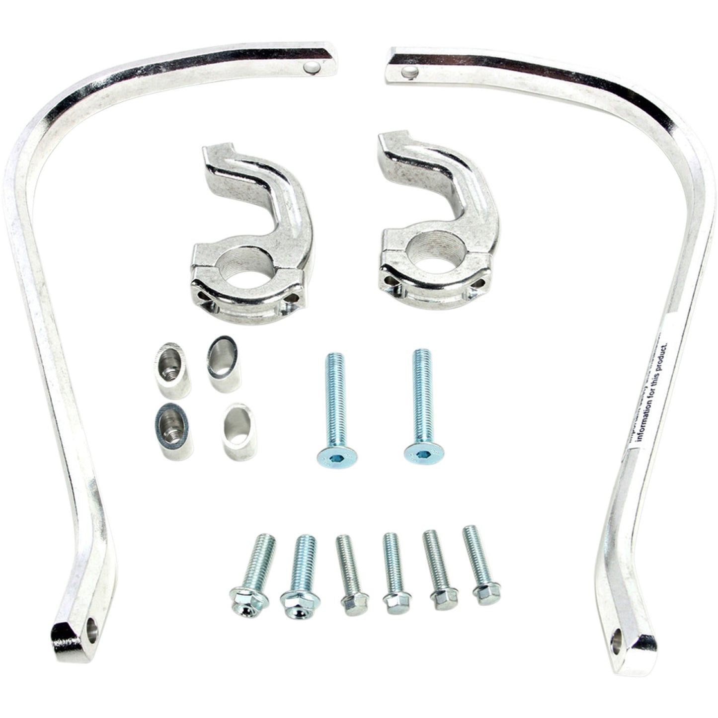 Moose Racing Handguards - Contour - 1-1/8" - Silver 50-5214S
