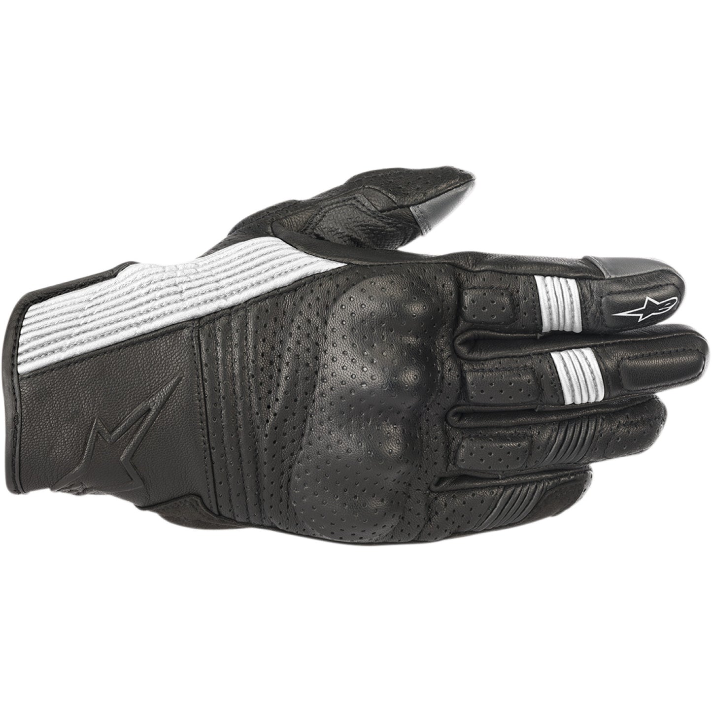 ALPINESTARS Mustang V2 Gloves - Black/White - Small 3566118-12-S