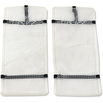 Moose Racing Mud Radiator Cover - White - KTM HPRMUDKT1252TM