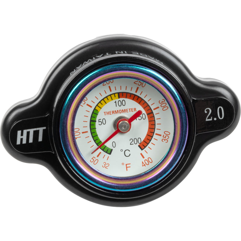 Moose Offroad Radiator Cap with Temperature Gauge - 2.0 Bar - Husqvarna/KTM I15-5201B | Radiator Caps
