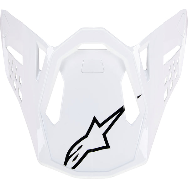 Alpinestars Supertech M10 Visor - Solid - Gloss White 8980123-2180-OS