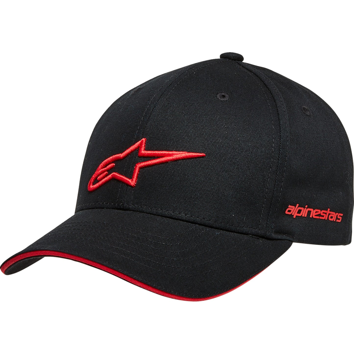 ALPINESTARS Rostrum Hat - Black/Red - One Size 1232-81000-1030