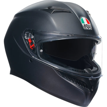 AGV K3 Helmet - Matte Black - Large 2118381004004L | Street Full Face Adult Helmet