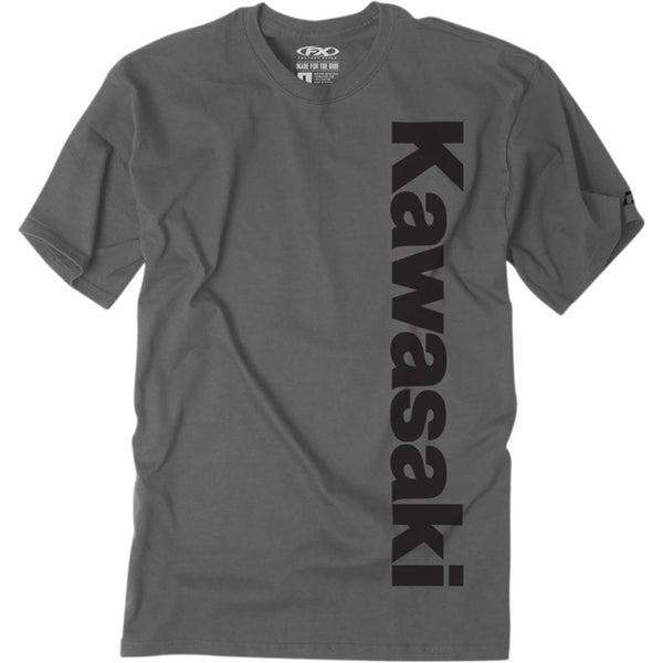Factory Effex Kawasaki Vertical T-Shirt - Charcoal Gray - XL 24-87106