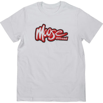 Moose Offroad Youth Off-Road T-Shirt - White - Small 3032-3702
