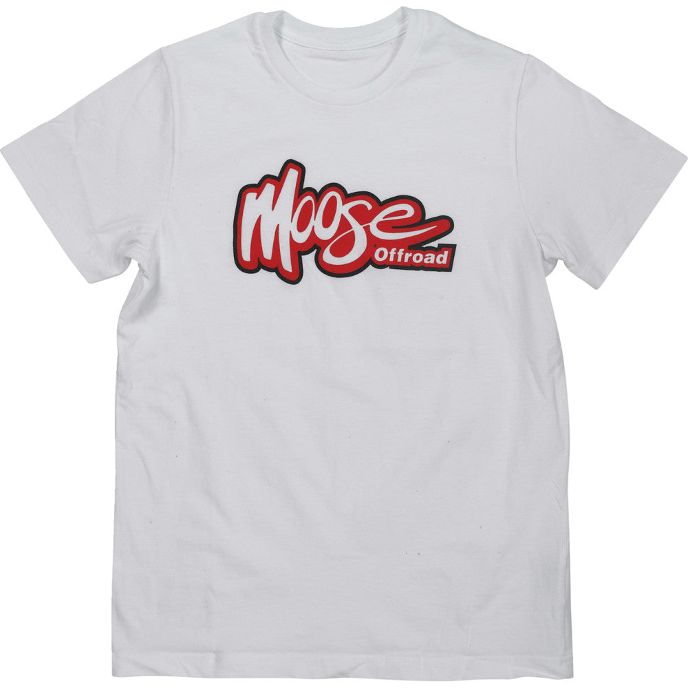 Moose Offroad Youth Off-Road T-Shirt- White - XL 3032-3705