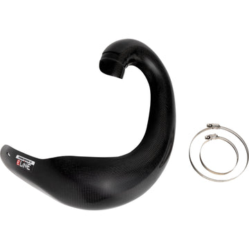 Moose Racing Pipe Guard by E Line - Carbon Fiber MPG25023C