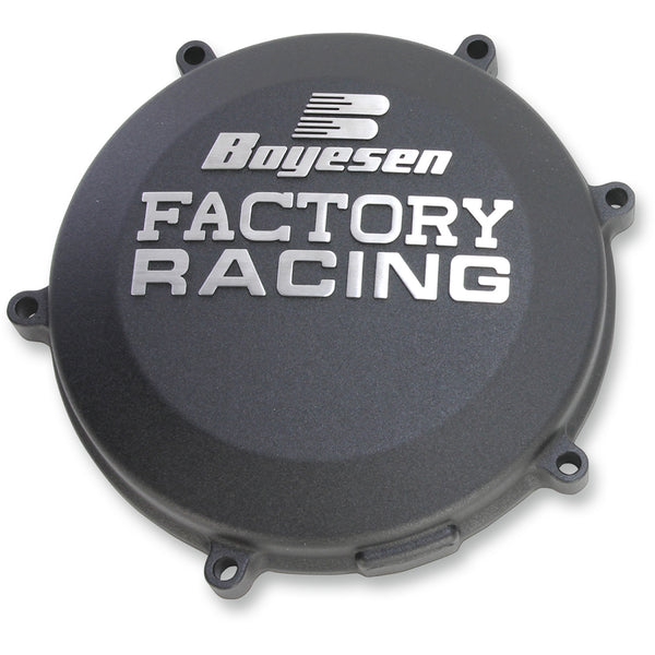 Boyesen Clutch Cover - Black - Kawasaki CC-18AB