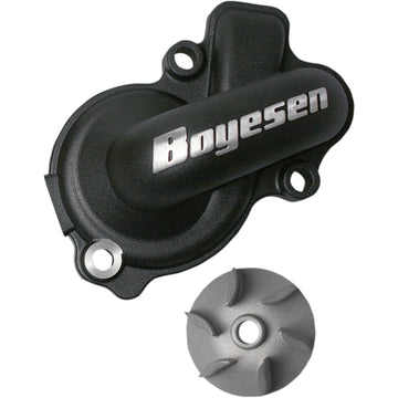 BOYESEN Impeller/Waterpump Cover - Black - Husaberg/Husqvarna/KTM WPK-45B