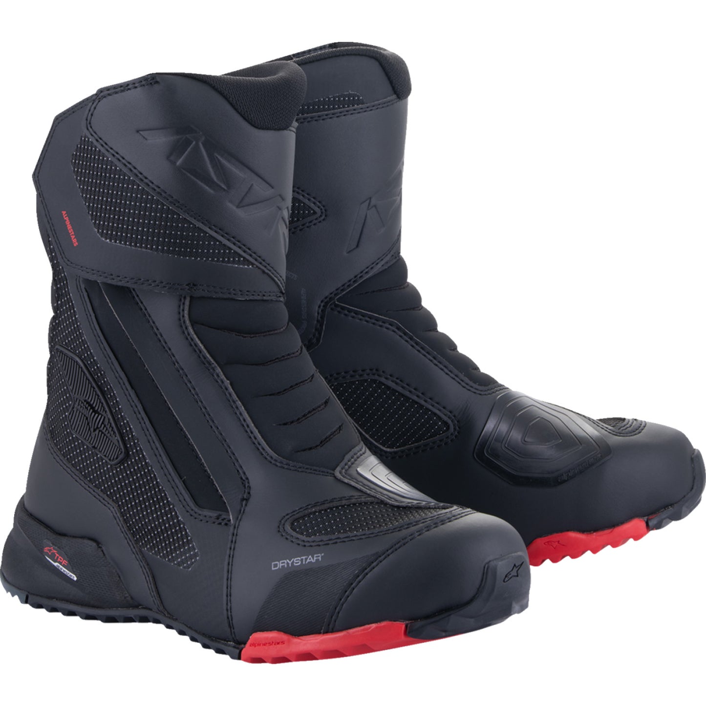 ALPINESTARS RT-7 Drystar? Boots - Black/Red - US 6 / EU 38 2443023-13-38