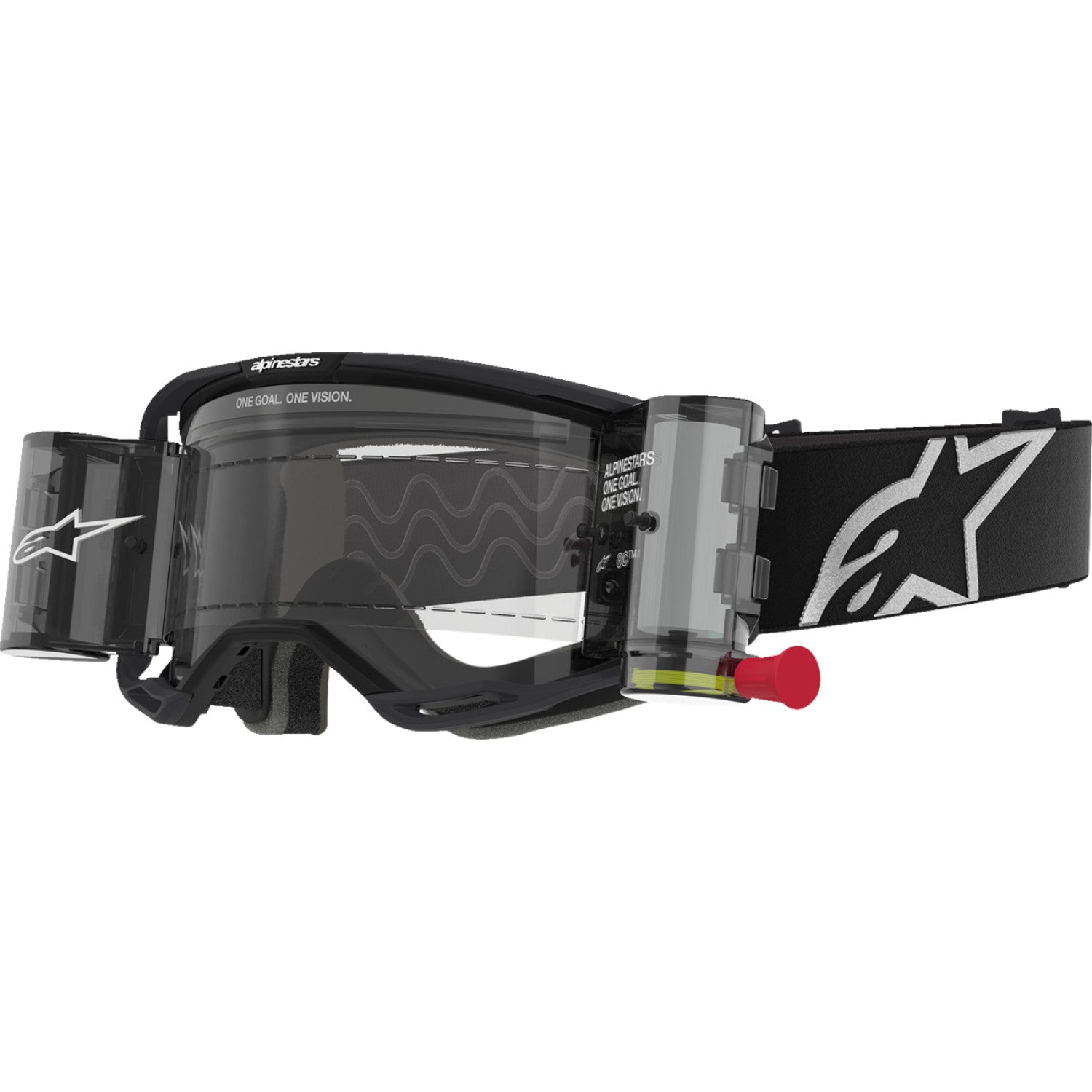 Alpinestars Vision 8 Roll-Off Goggle - Corp - Black - Clear 5101125-1529 | Goggles 