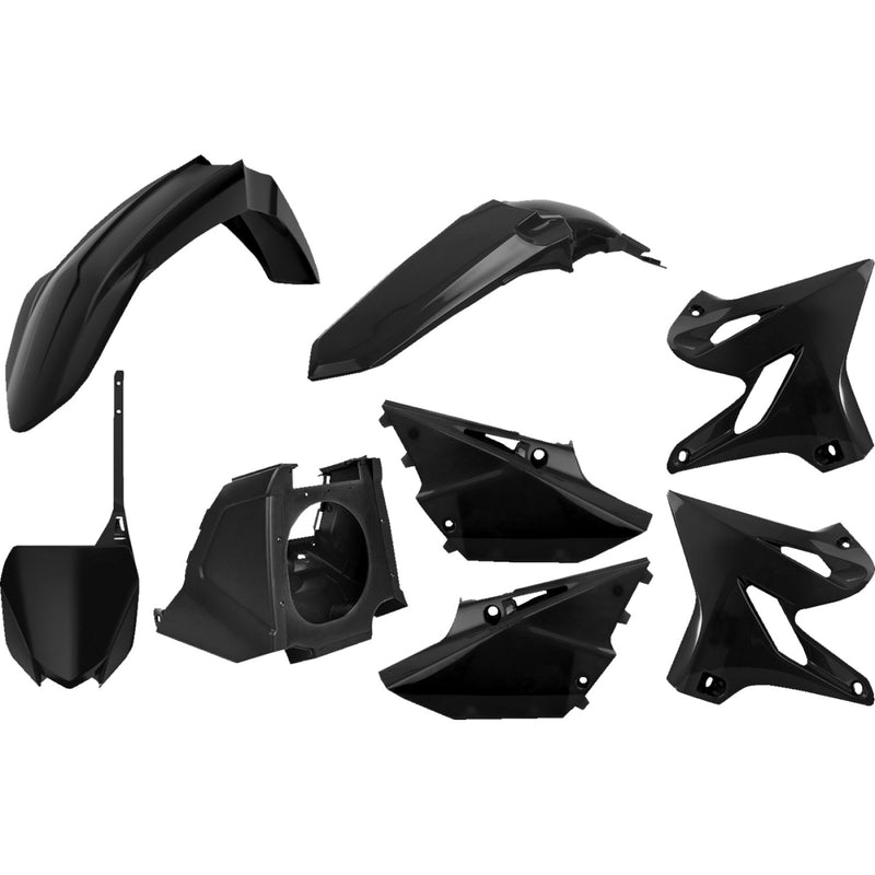 POLISPORT Restyled Body Kit - Black - YZ 125/250 90901 by Polisport