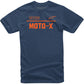 ALPINESTARS Moto X T-Shirt - Navy/Orange - 2XL 12137202470322X