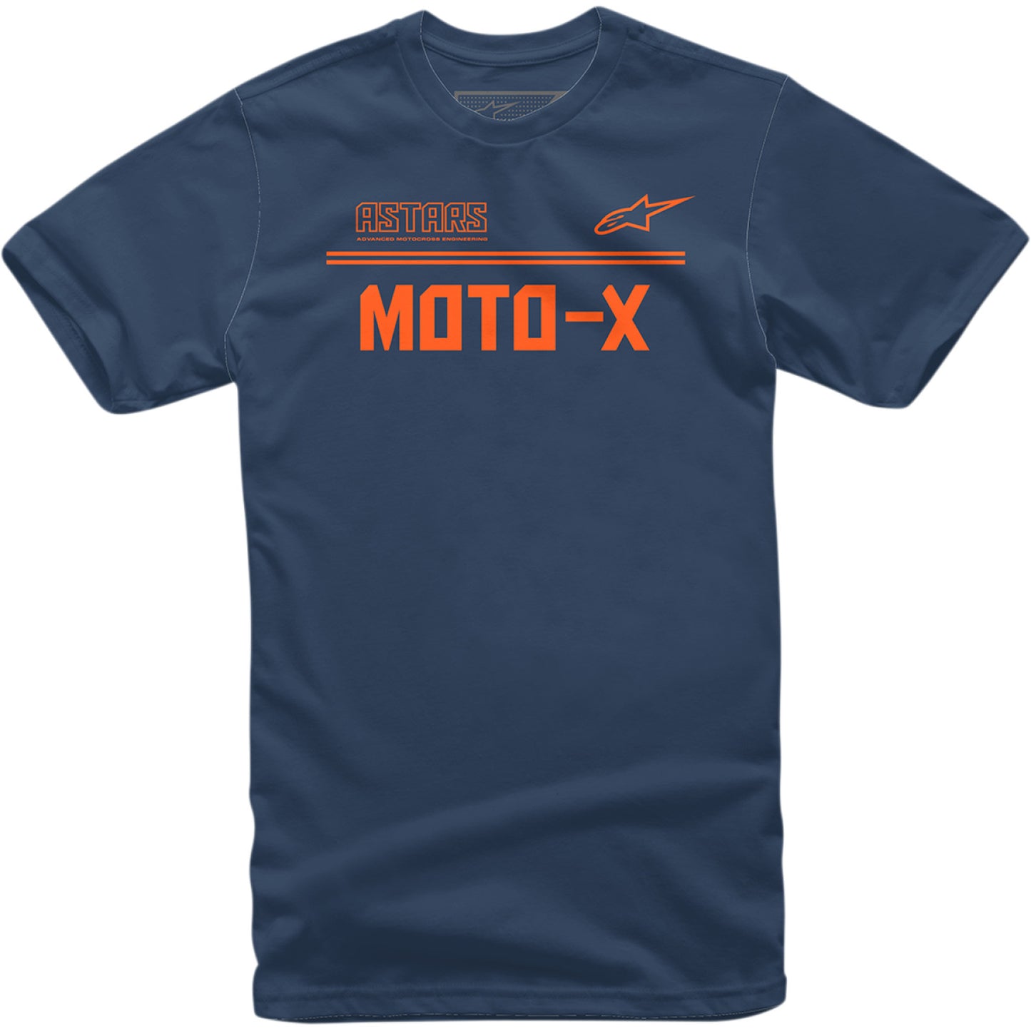 ALPINESTARS Moto X T-Shirt - Navy/Orange - Large 1213720247032L