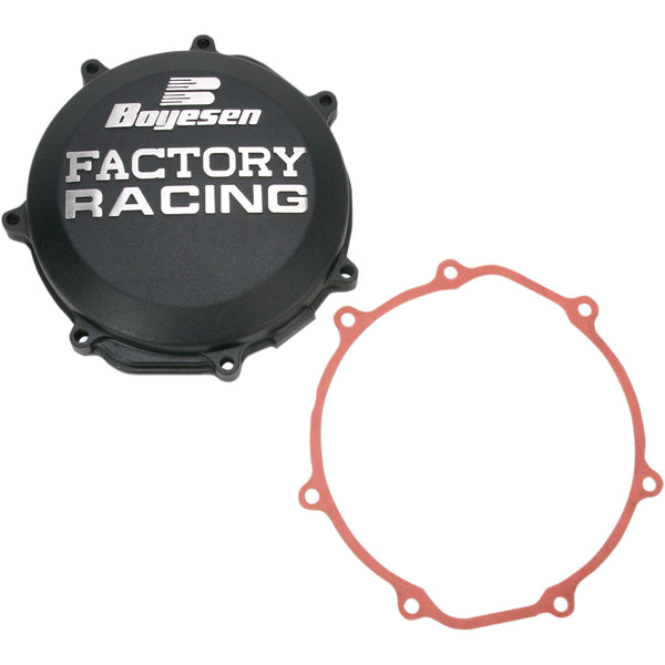 Boyesen Clutch Cover - Black - Yamaha CC-38CB