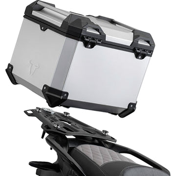 SW-Motech TRAX ADV Top Case System - Silver - BMW R1200GS/R1250GS '12-'23 GPT.07.782.70001/S | Luggage Group