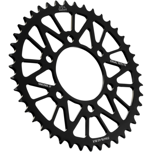 JT Sprockets Rear Sprocket - Kawasaki - Black - 43 Tooth JTA478.43BLK