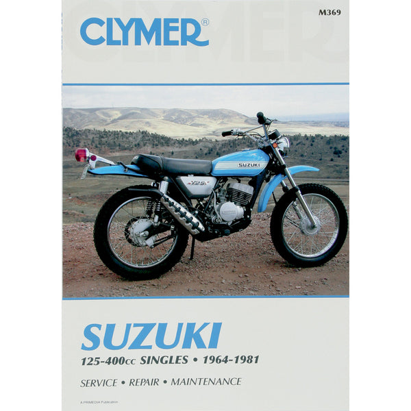 Clymer Manual - Suzuki - 125-400 Singles CM369