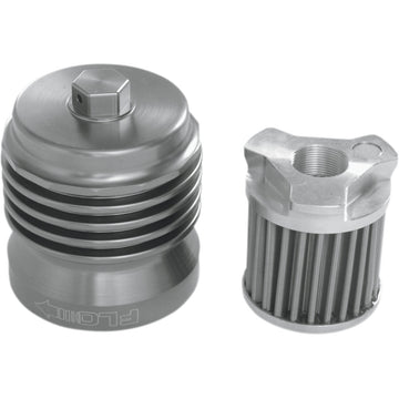 PC RACING Flo? "Spin-on" Oil Filter - Gunmetal Gray PCS1