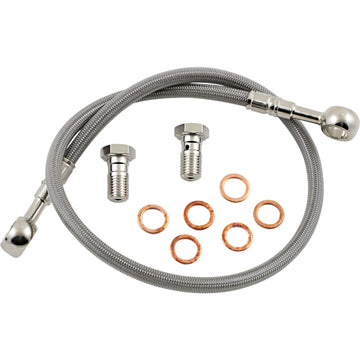 Galfer Brake Line - Stainless Steel FK003D224R | Brake Lines Hoses Stainless Steel