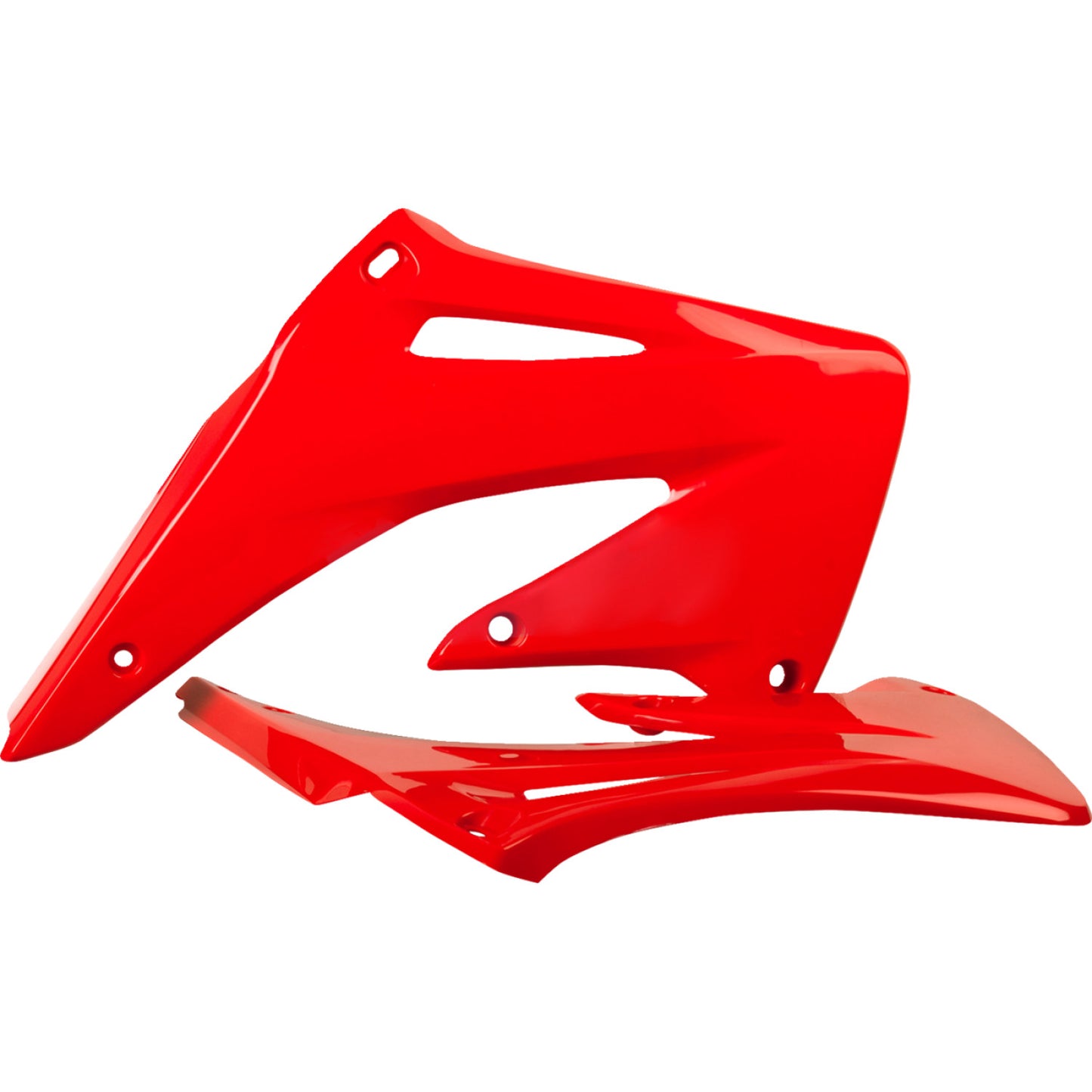 POLISPORT Radiator Cover - '04 OEM Red - CRF 450R 8429000011 by Polisport