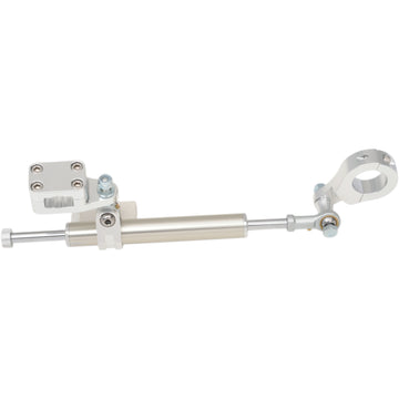 Moose Racing 11-Way Steering Stabilizer - Rebuildable - Silver BTS-ERB54-S