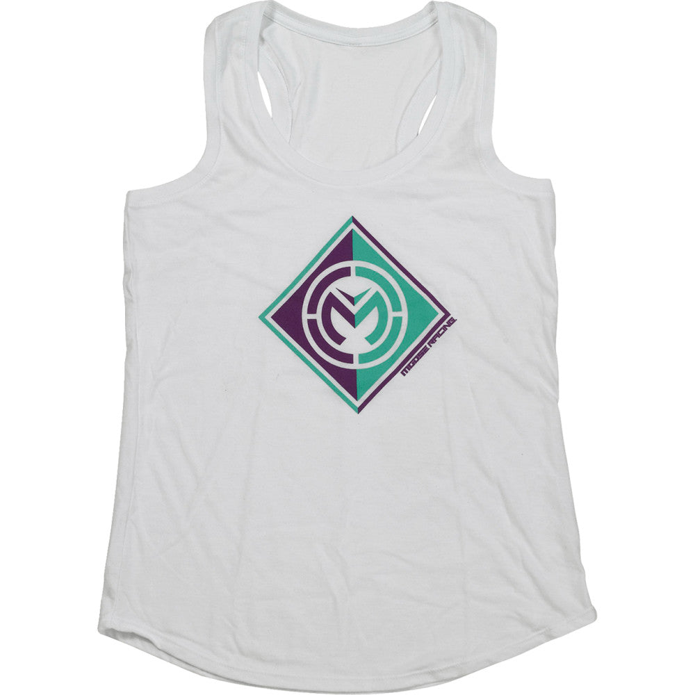 MOOSE OFFROAD Women's Insignia Tank - White - Large 3031-4164