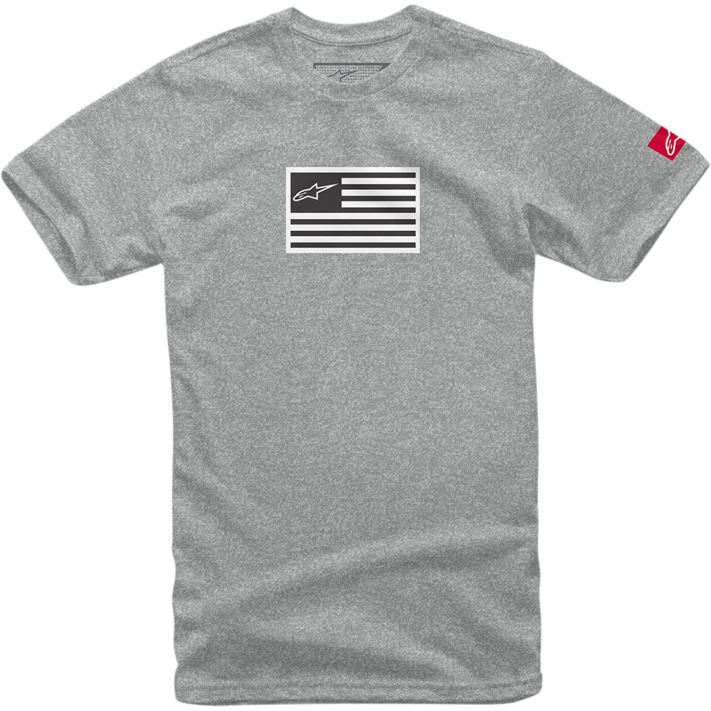 ALPINESTARS Flagged T-Shirt - Heather Gray - Medium 1213720381026M