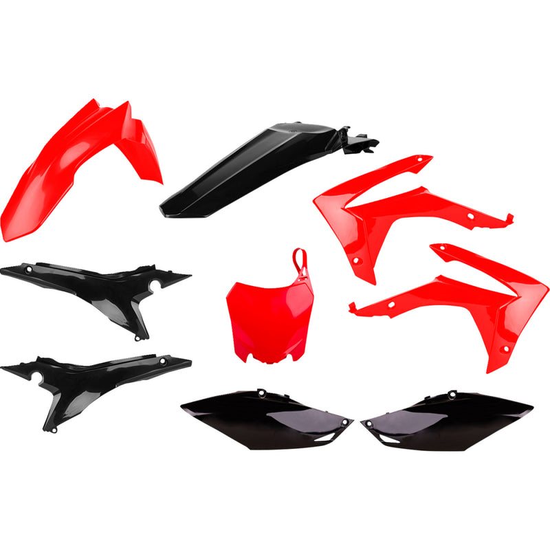 POLISPORT Body Kit - Complete - Red/Black - CRF250R/450R 90832 by Polisport