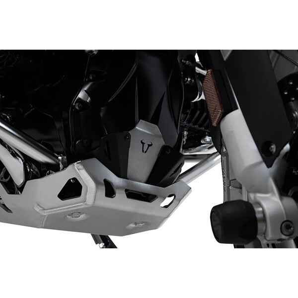 SW-Motech Engine Guard Extension - Front - Black/Silver - BMW - 1200/1250 MSS.07.781.10100/B