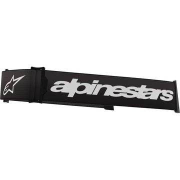 Alpinestars Supertech Goggle Strap - Black/White 9400125-12 | Goggles Parts & Accessories
