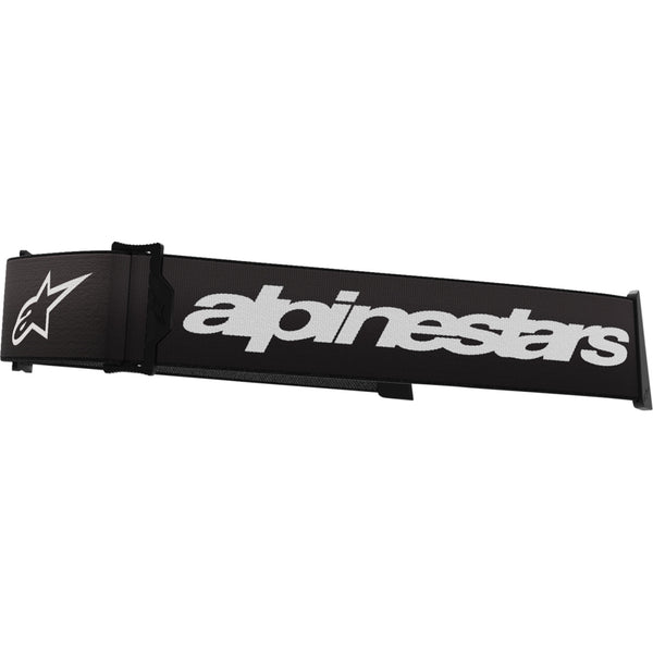 Alpinestars Supertech Goggle Strap - Black/White 9400125-12